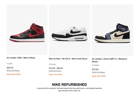 shop nike refurbished online.